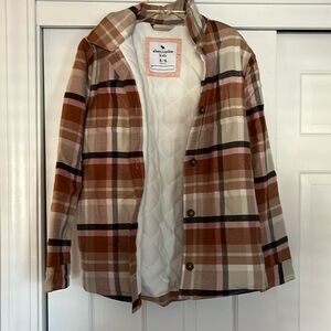 Abercrombie Kids Flannel Quilt Jacket